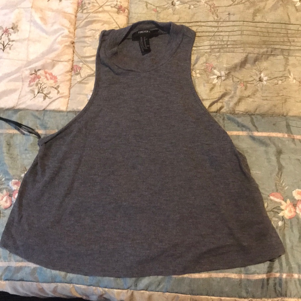 Forever 21 gray top
